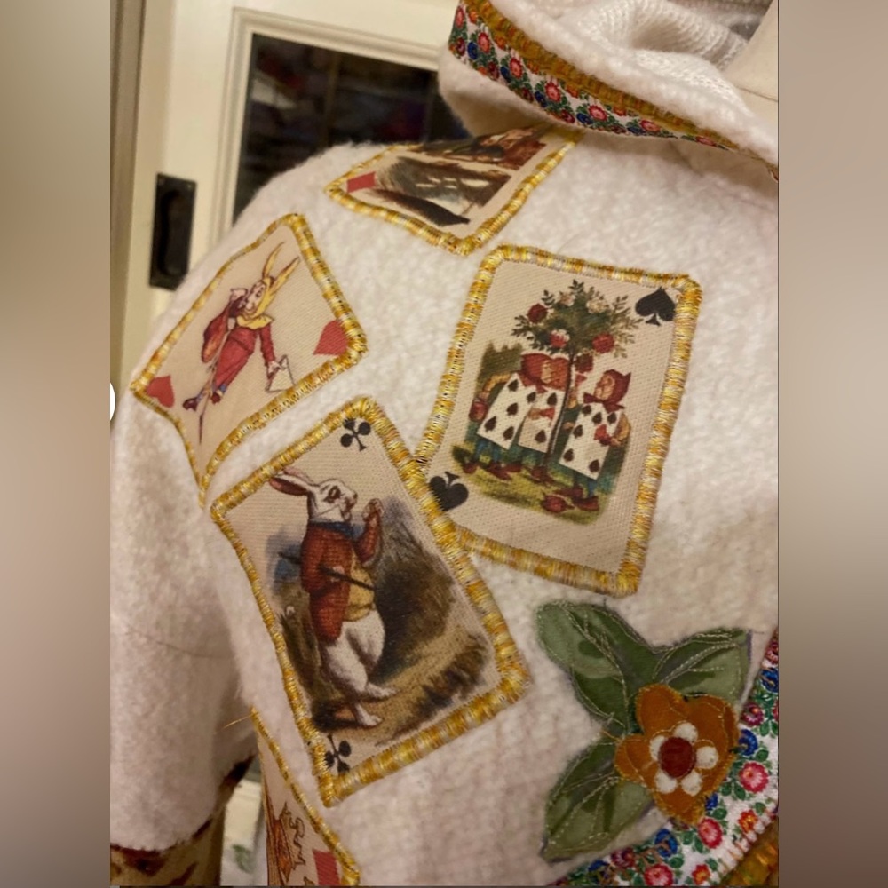 Alice In Wonderland Lodicha Bambi Mothergoose Woodland Cottagecore cardigan - Picture 7 of 17